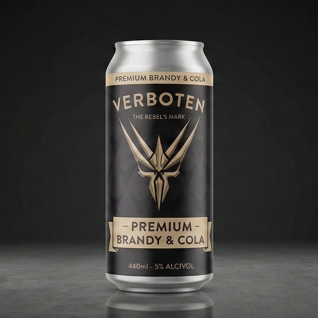 Verboten Brandy and Cola can